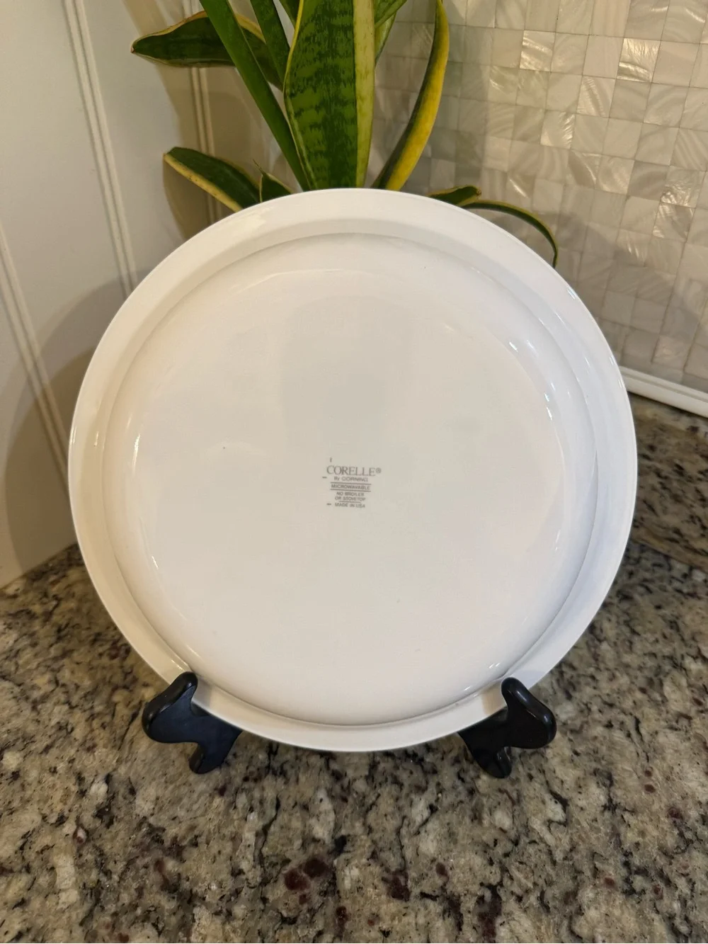 Corelle Winter Frost White Pie Plate - 10-1/4”